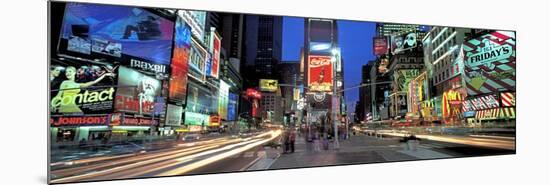 Times Square Facing North, NYC-Richard Berenholtz-Mounted Art Print