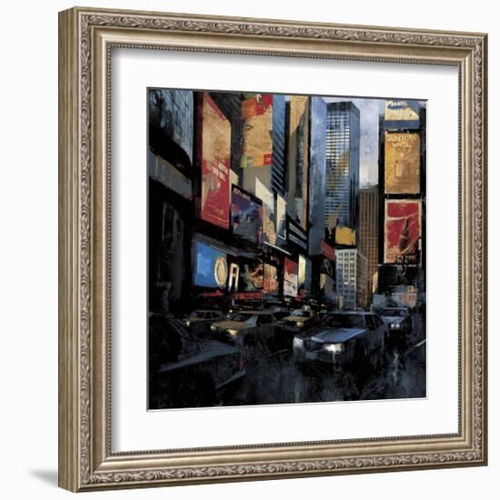 Times Square I-Marti Bofarull-Framed Giclee Print