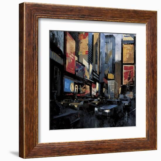 Times Square I-Marti Bofarull-Framed Giclee Print