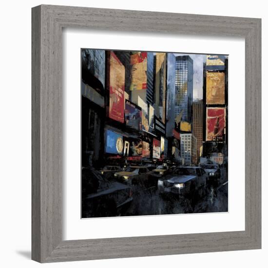 Times Square I-Marti Bofarull-Framed Giclee Print