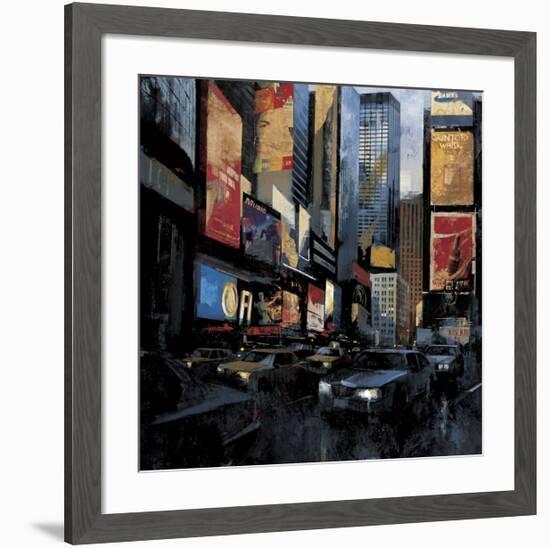 Times Square I-Marti Bofarull-Framed Giclee Print