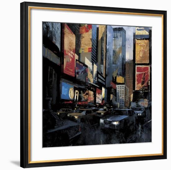 Times Square I-Marti Bofarull-Framed Giclee Print