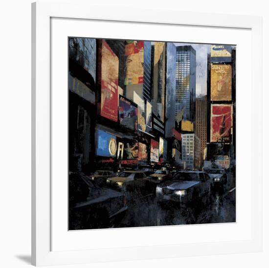 Times Square I-Marti Bofarull-Framed Giclee Print