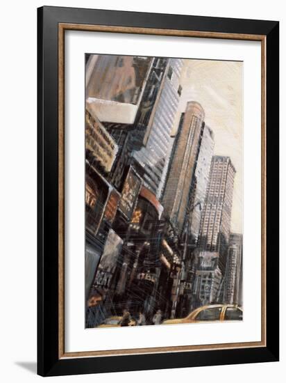 Times Square I-Matthew Daniels-Framed Art Print