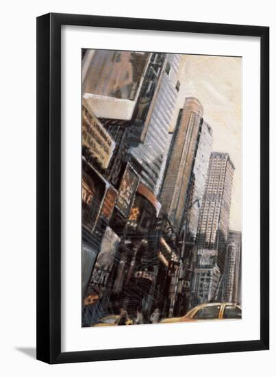 Times Square I-Matthew Daniels-Framed Art Print