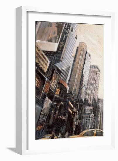 Times Square I-Matthew Daniels-Framed Art Print