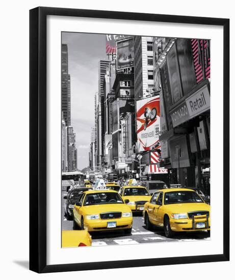 Times Square II-John Lawrence-Framed Art Print