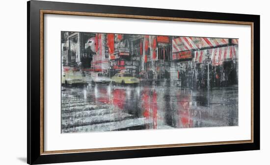 Times Square II-Dario Moschetta-Framed Art Print