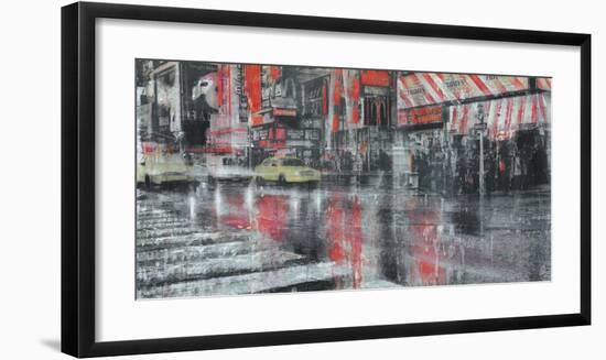 Times Square II-Dario Moschetta-Framed Art Print