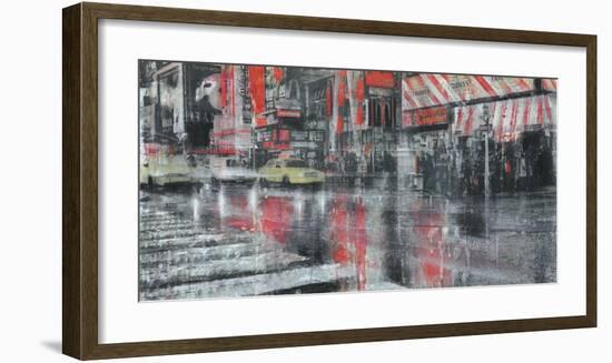 Times Square II-Dario Moschetta-Framed Art Print