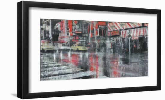 Times Square II-Dario Moschetta-Framed Art Print