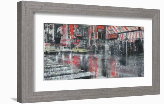 Times Square II-Dario Moschetta-Framed Art Print
