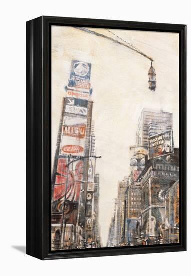 Times Square II-Matthew Daniels-Framed Stretched Canvas