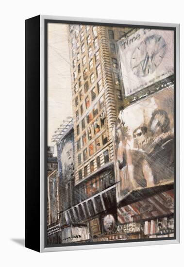 Times Square III-Matthew Daniels-Framed Stretched Canvas