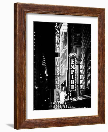 Times Square, Madame Tussaud and Empire AMC Views, Manhattan, New York-Philippe Hugonnard-Framed Photographic Print