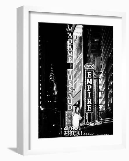 Times Square, Madame Tussaud and Empire AMC Views, Manhattan, New York-Philippe Hugonnard-Framed Photographic Print