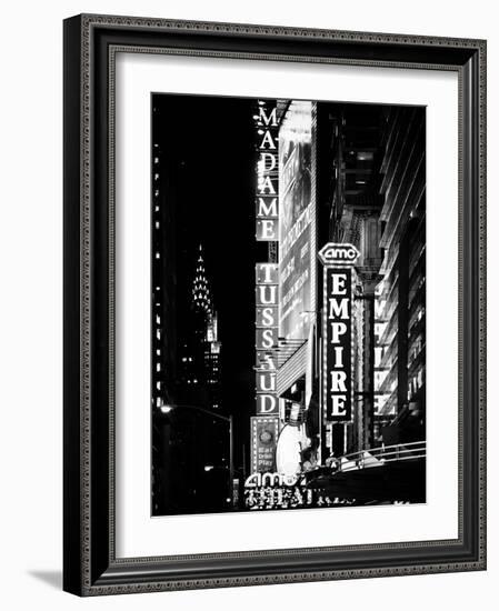 Times Square, Madame Tussaud and Empire AMC Views, Manhattan, New York-Philippe Hugonnard-Framed Photographic Print