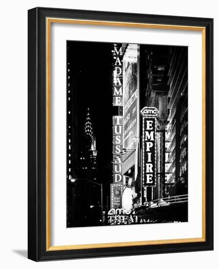 Times Square, Madame Tussaud and Empire AMC Views, Manhattan, New York-Philippe Hugonnard-Framed Photographic Print