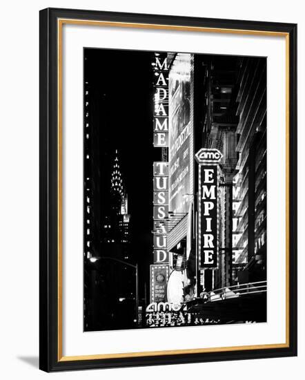 Times Square, Madame Tussaud and Empire AMC Views, Manhattan, New York-Philippe Hugonnard-Framed Photographic Print