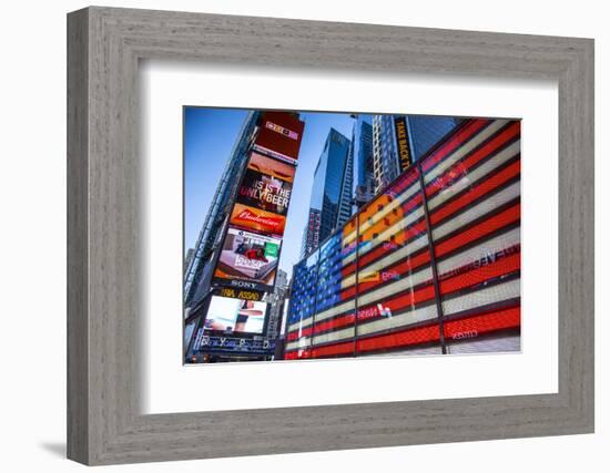 Times Square, Manhattan, New York City, New York, USA-Jon Arnold-Framed Photographic Print