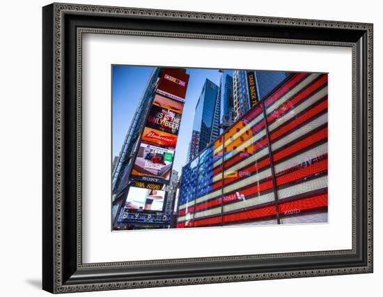 Times Square, Manhattan, New York City, New York, USA-Jon Arnold-Framed Photographic Print