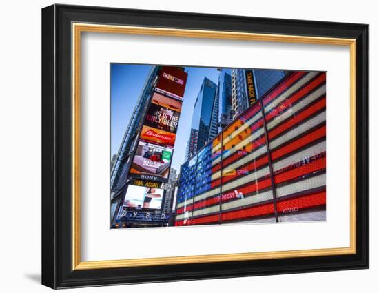 Times Square, Manhattan, New York City, New York, USA-Jon Arnold-Framed Photographic Print