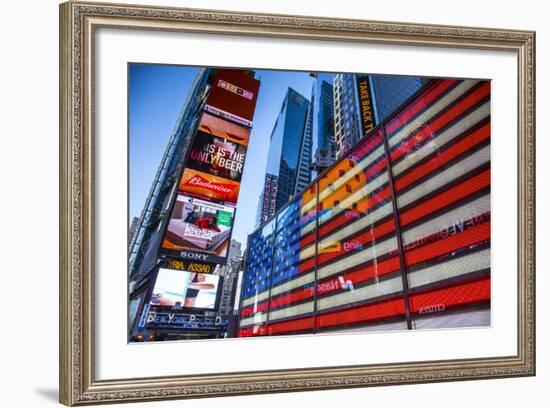 Times Square, Manhattan, New York City, New York, USA-Jon Arnold-Framed Photographic Print