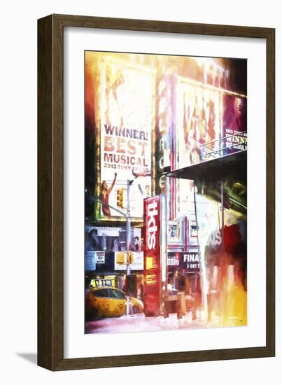 Times Square Musical-Philippe Hugonnard-Framed Giclee Print