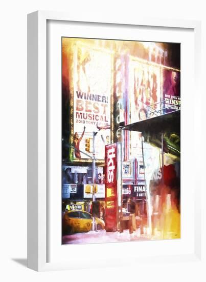 Times Square Musical-Philippe Hugonnard-Framed Giclee Print