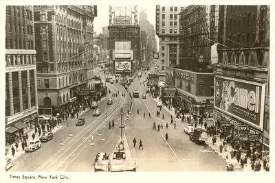 Times Square Vintage Photography Wall Art: Prints, Paintings