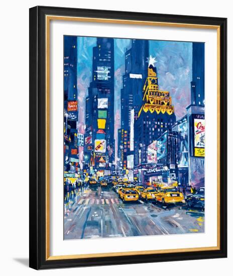 Times Square, New York City-Roy Avis-Framed Art Print