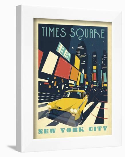 Times Square: New York City-Anderson Design Group-Framed Art Print