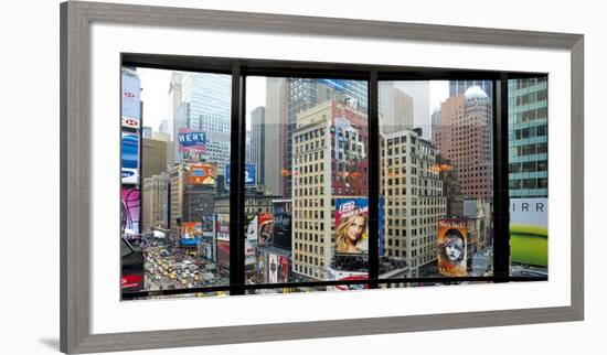 Times Square, New York-Torsten Hoffman-Framed Art Print