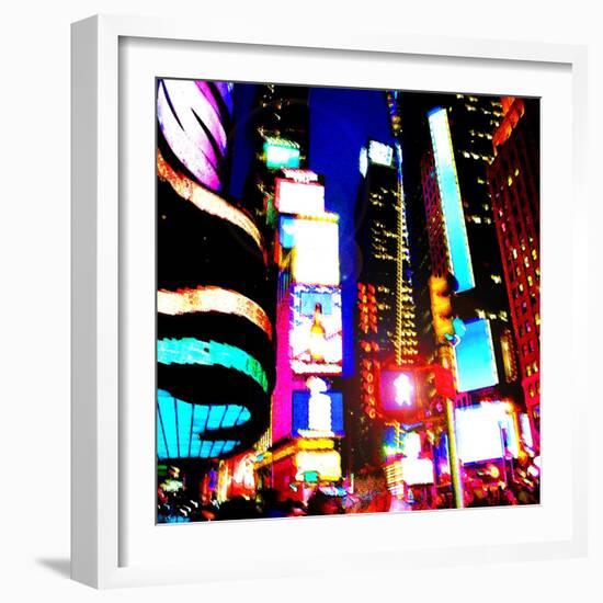 Times Square Night, New York-Tosh-Framed Art Print