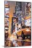 Times Square Perspective II-Matthew Daniels-Mounted Art Print