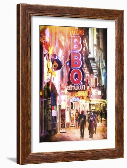 Times Square Restaurant-Philippe Hugonnard-Framed Giclee Print