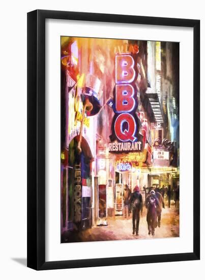 Times Square Restaurant-Philippe Hugonnard-Framed Giclee Print