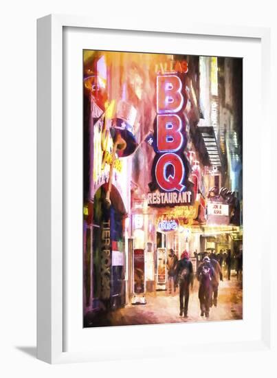 Times Square Restaurant-Philippe Hugonnard-Framed Giclee Print