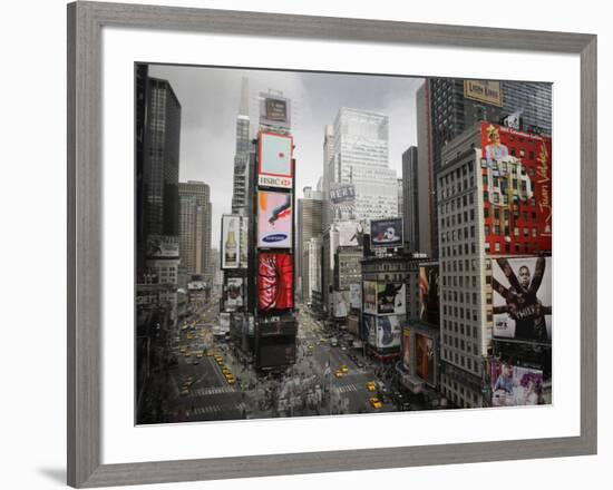 Times Square Rising-null-Framed Art Print