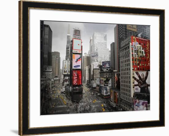 Times Square Rising-null-Framed Art Print