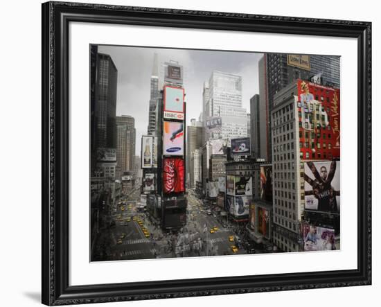 Times Square Rising-null-Framed Art Print