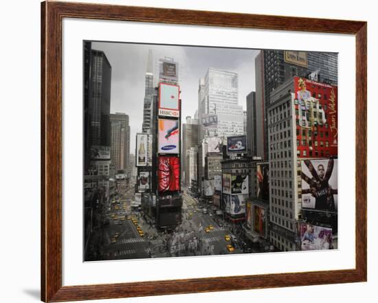 Times Square Rising-null-Framed Art Print