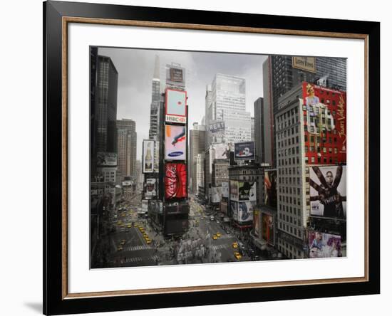 Times Square Rising-null-Framed Art Print