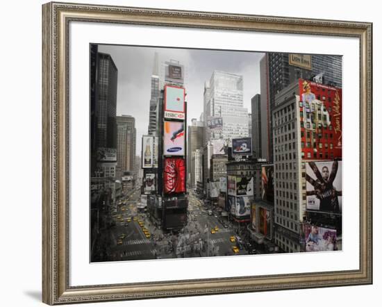 Times Square Rising-null-Framed Art Print
