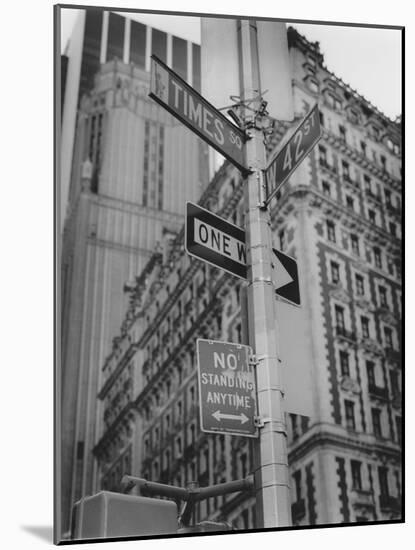 Times Square-Chris Bliss-Mounted Photographic Print