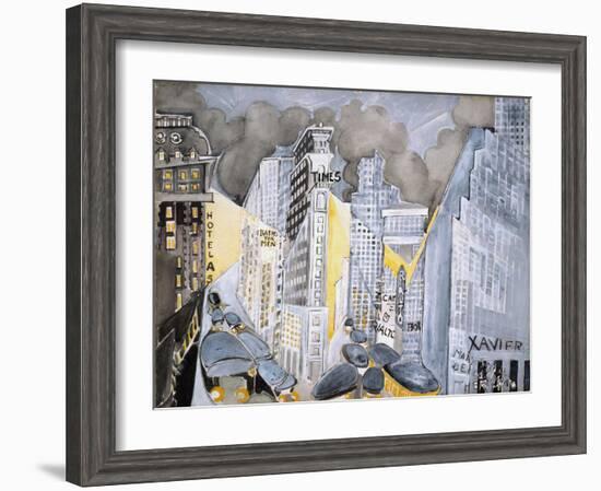 Times Square-Zelda Fitzgerald-Framed Art Print