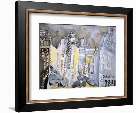 Times Square-Zelda Fitzgerald-Framed Art Print