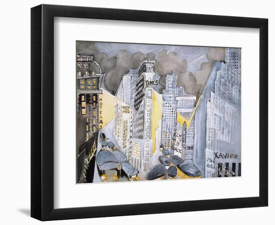 Times Square-Zelda Fitzgerald-Framed Art Print