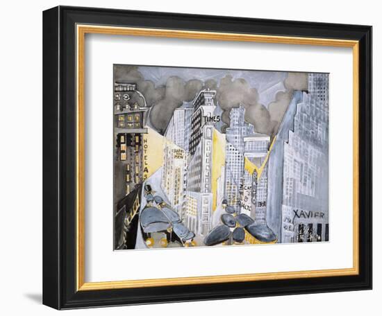 Times Square-Zelda Fitzgerald-Framed Art Print