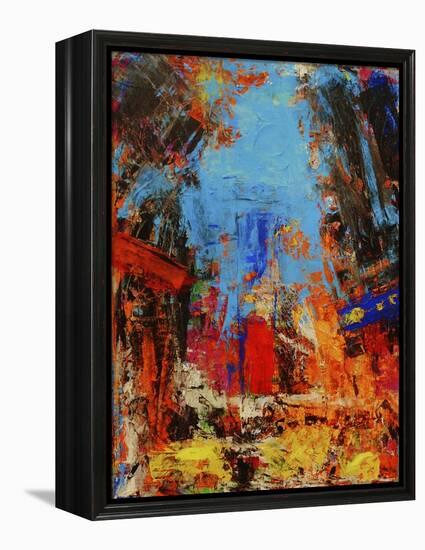 Times Square-Rock Demarco-Framed Premier Image Canvas